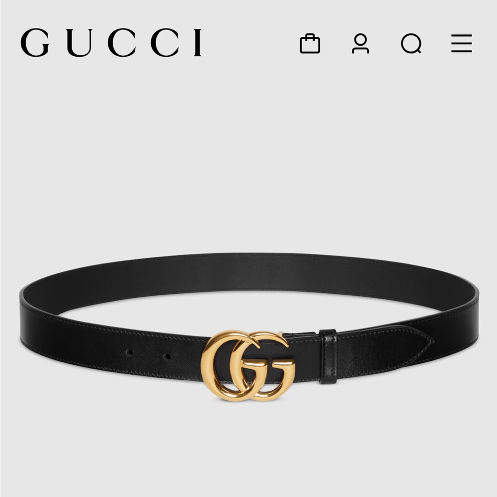 Gucci GG Marmont thin belt